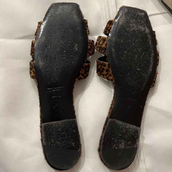 Saint Laurent Tribute Sandals Leopard 41 - Picture 3 of 6